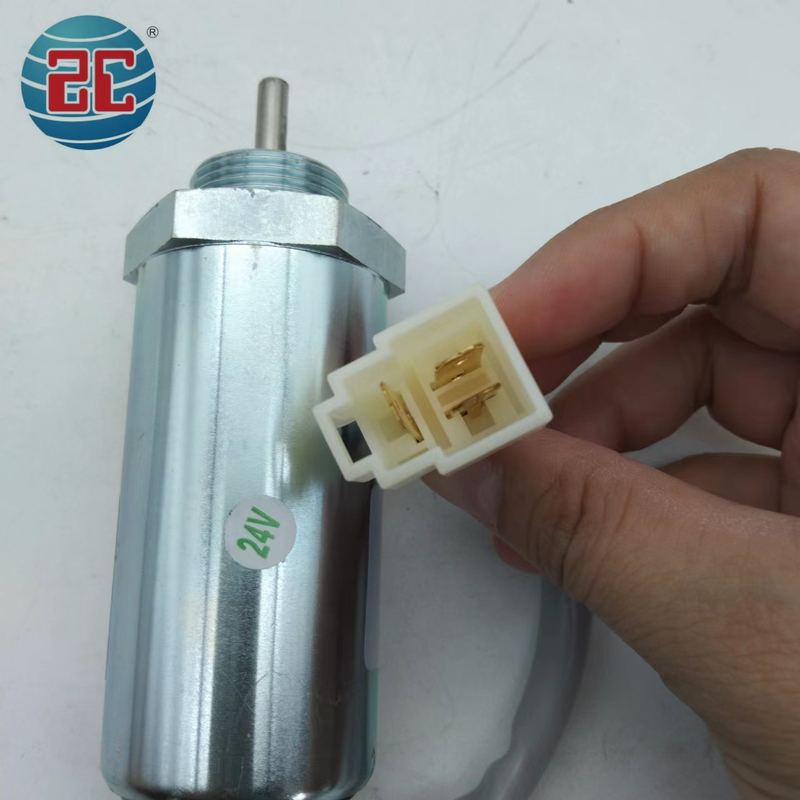 897209-1152 Excavator Stop Solenoid Valve For HITACHI MV2-40 EX40 SK75 4LE1 4LE2