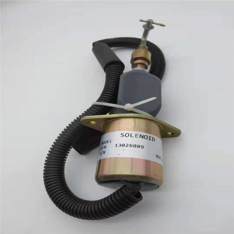13026889 Stop Solenoid Valve Fit For DEUTZ 226B Diesel Engine Part Black Plug 24V