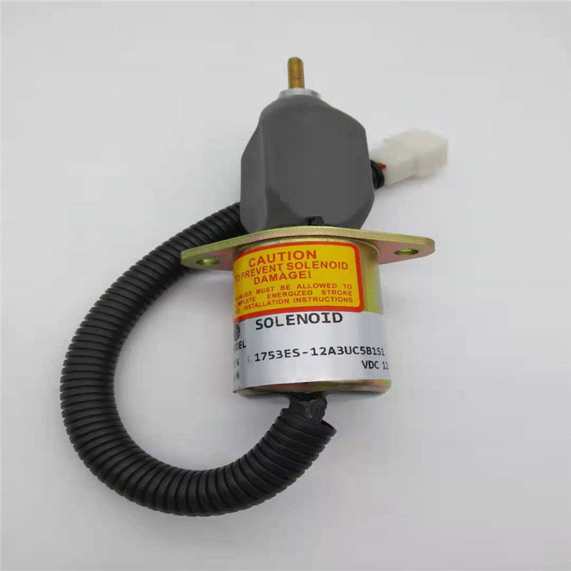 1753ES-12A3UC5B1S1 Stop Solenoid Valve Fit For YANMAR Engine 4TNE94 SA-3840T 12V