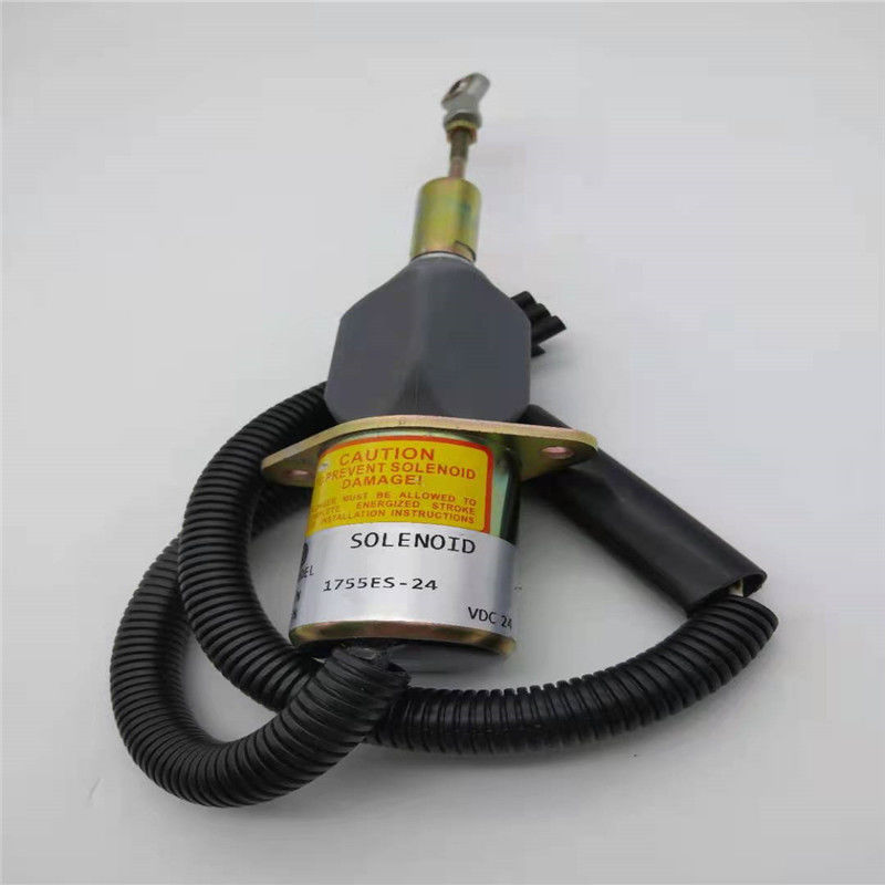 Stop Solenoid Valve 1755ES-24 RE504233 RE54747 Fit For John Deere Diesel Engine 24V