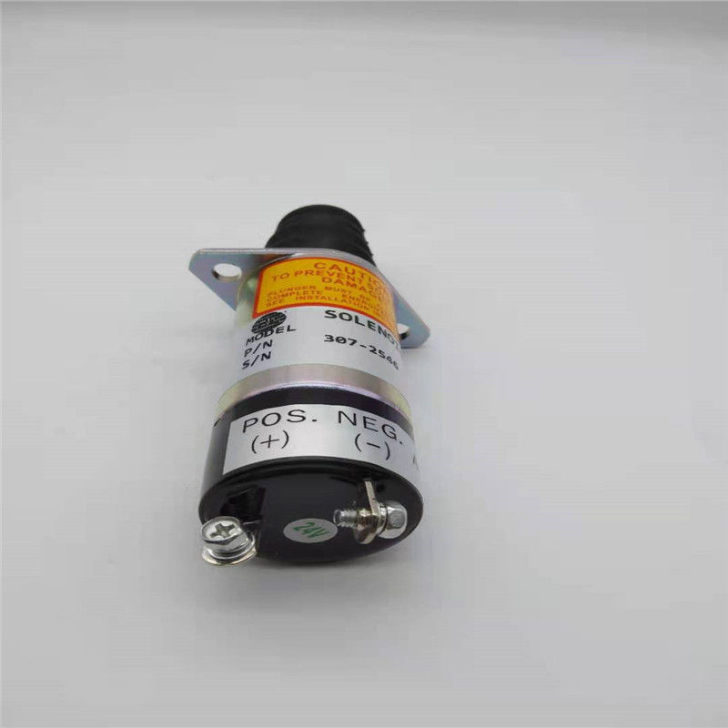 307-2546 Stop Solenoid Valve Fit For Woodword Engine 24V Excavator Spare Part