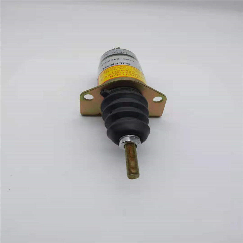 1502-24C2U1B2 Stop Solenoid Valve Fit For Woodward Cummins Excavator Engine 24V