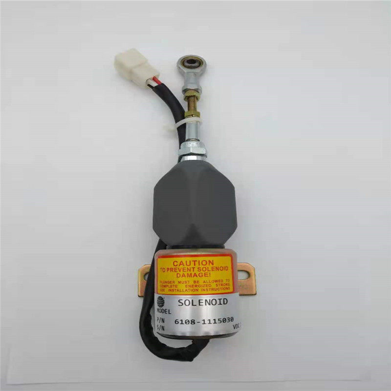 6108-1115030 Stop Solenoid Valve 24V Fit For YUCHAI YC85 YC135 Excavator Engine