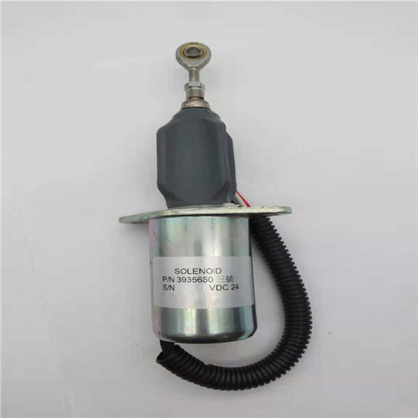 3935650 Triangular Plug Stop Solenoid Valve Fit For Cummins 6CT Excavator Engine Parts