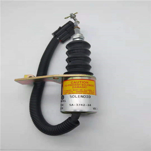 SA-3742-24 Stop Solenoid Valve Fit For Woodword / Cummins / Deutz Excavator Engine