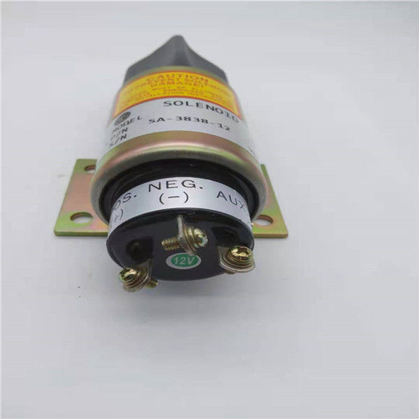 SA-3838-12 2848A256 Stop Solenoid Valve Fit For Cummins / Woodword Excavator 12V