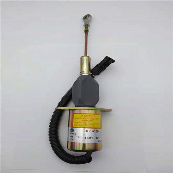 SA-4697-12 Stop Solenoid Valve Fit For Cummins Excavator Diesel Fuel 5.9L Engine