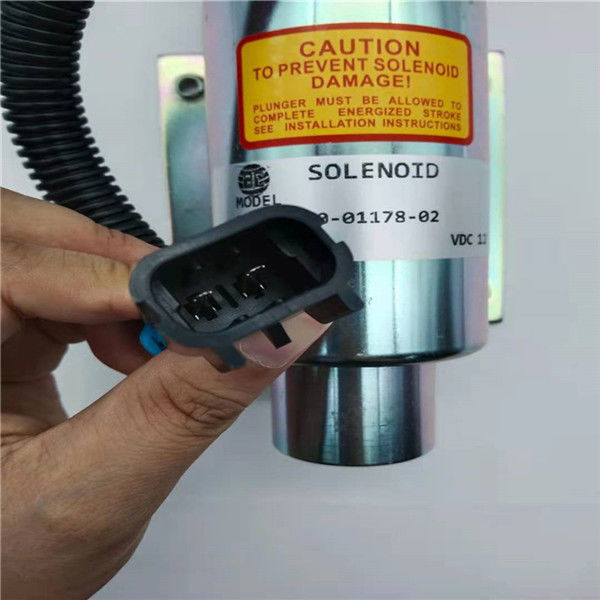 10-01178-02 stop Solenoid Valve SPEED CONTROL 12V for Excavator engine V2203 Carrier
