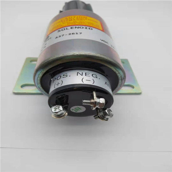 437-2617 2370-24E6U1B5S1A Stop Solenoid Valve Fit For Perkins Excavator Engine 24V