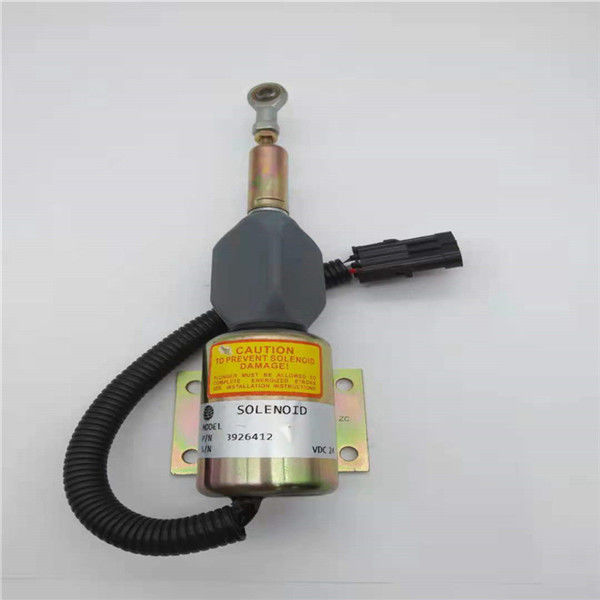 3926412 Stop Solenoid Valve Fit For Cummins KOMATSU Excavator Engine Parts 24V