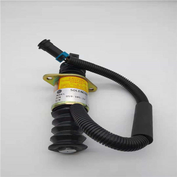 D59-105-12 stop Solenoid Valve 24V fit For XiaGong 951/953 ShangChai D6114 Loader excavator