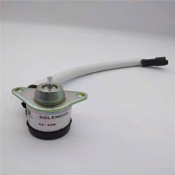 42-100 Yanmar 12 Volt Diesel Fuel Solenoid Valve 4TNV98 Solenoid Fuel Shut Off Valve