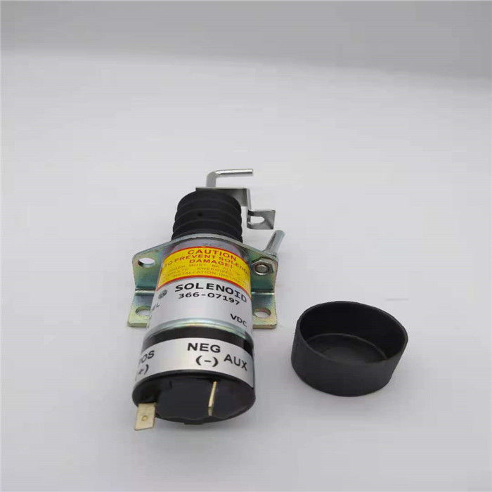 366-07197 Stop Solenoid Valve 1502-12C722 SA-3405T 2 Terminals Engine Stop Solenoid