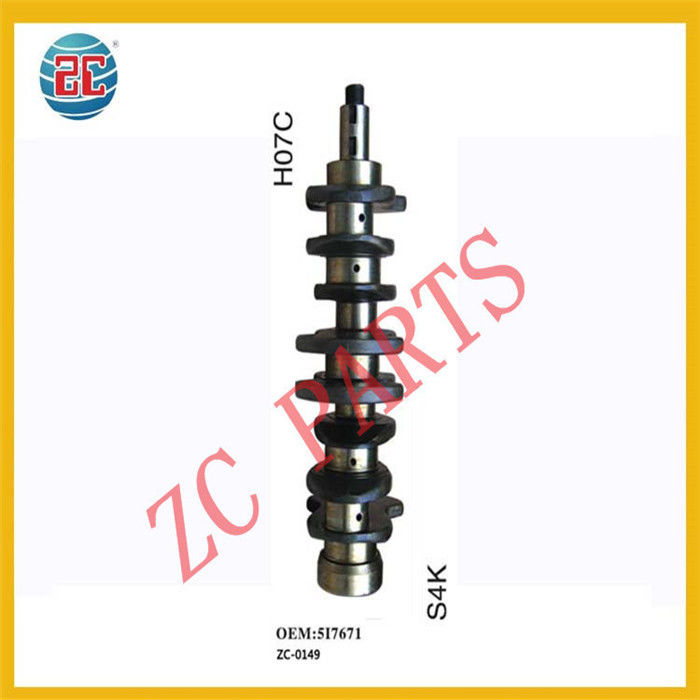 4W3989 517671 Diesel Engine Crankshaft Forged Steel Fit For S4K CAT E312B E120B