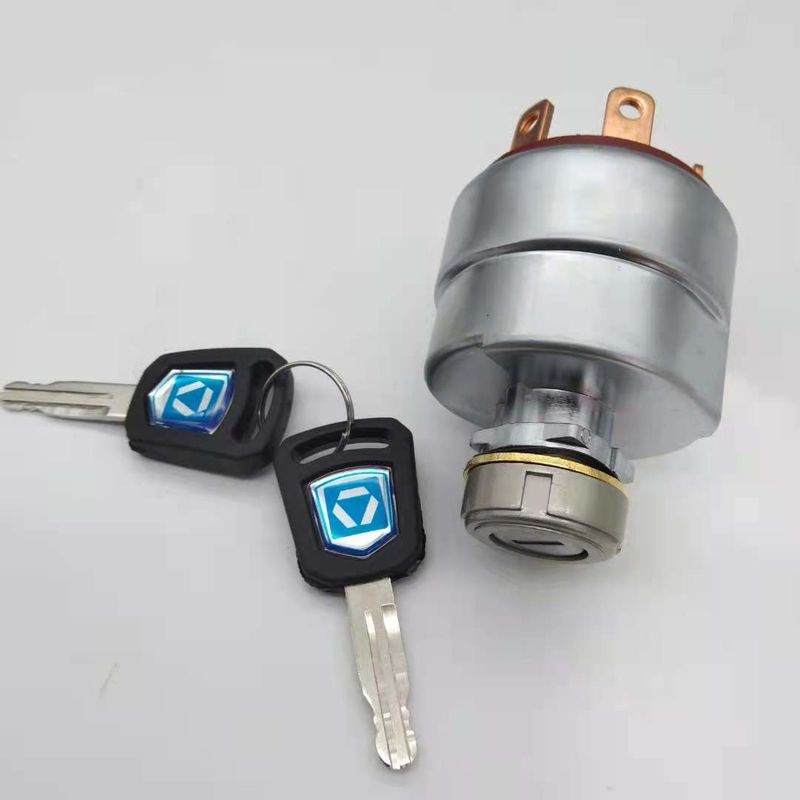 Metal Universal Excavator Ignition Switch Fit For Xcmg XuGong Engine Starter Switch