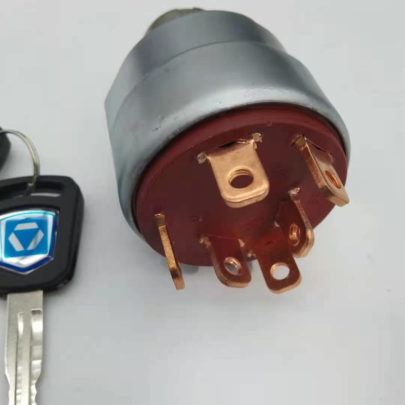 Metal Universal Excavator Ignition Switch Fit For Xcmg XuGong Engine Starter Switch