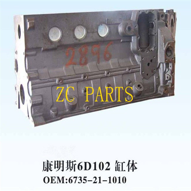 PC200-7 Diesel Cylinder Block 6735-21-1010 Fit For 6BT 6D102 Engine