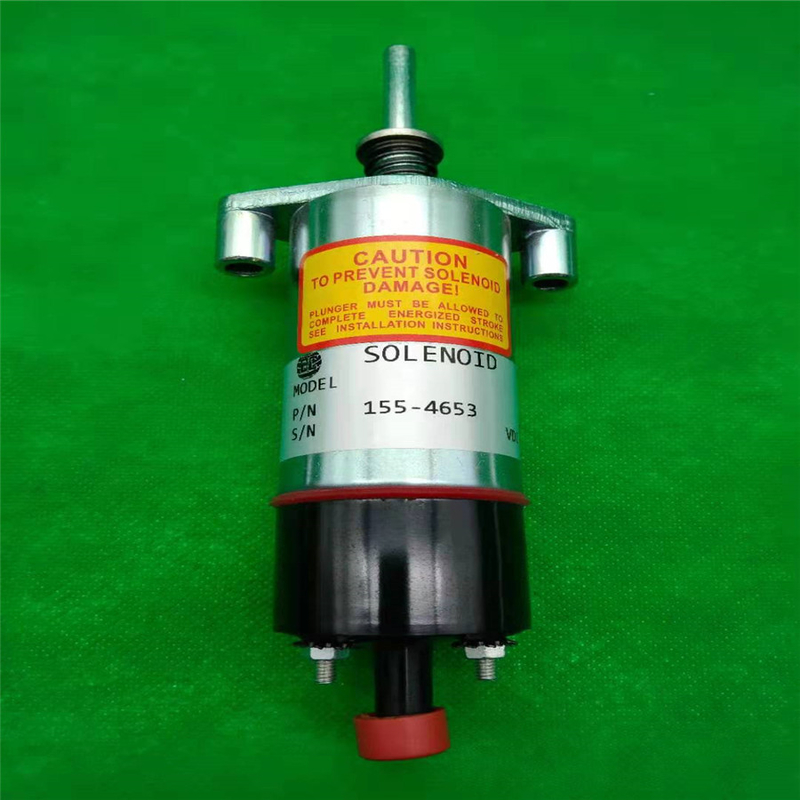 155-4653 Excavator Diesel Engine Stop Solenoid Valve 24V For CAT E330 330B 330C