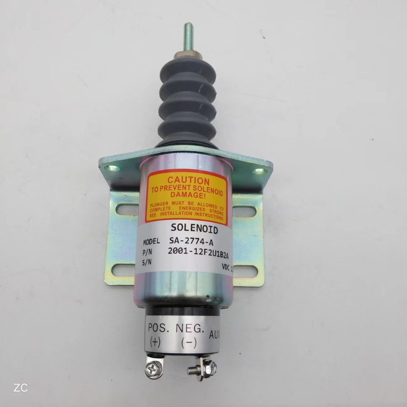 ZC 2001-12F2U1B2A SA-2774-A Stop Solenoid Valve 12V Shut Down Fits 4D33